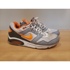 Nike Men’s Air Max Navigate Total Orange White Gray Sneakers 454251-100 Size 9